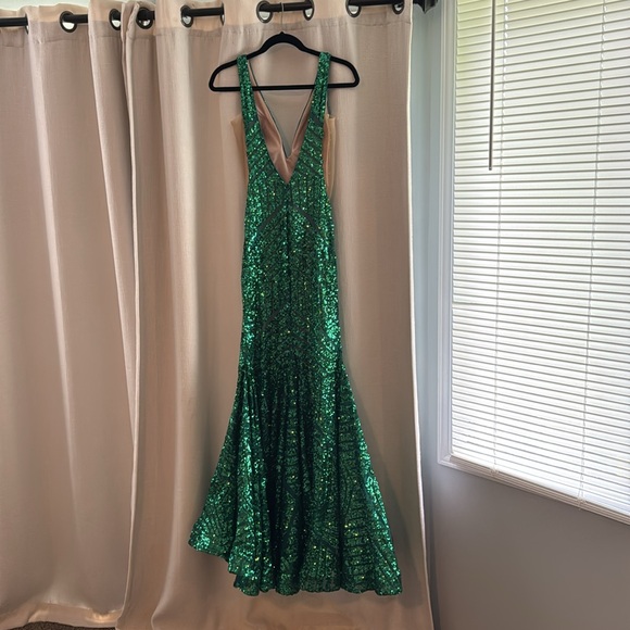 Sheer Panel Sequin Dress - Worn once - Picture 2 of 3
